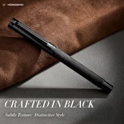 LT Hongdian Black Forest Pro 1861 Matte Fountain Pen Engravable Business Elite Gift Rollerball Calligraphy Set German Design
