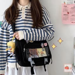 Women's Bag Messenger Korean Style Female Backpack College Large Capacity Versatile Shoulder Student School Postman Tote Bags