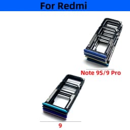 NEW SIM Card Tray Chip Slot Drawer Holder Adapter Accessories Repair Part For Xiaomi Redmi Note 9S Note 9 7 Pro + Pin