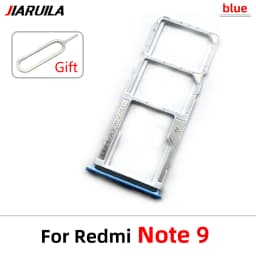 NEW SIM Card Tray Chip Slot Drawer Holder Adapter Accessories Repair Part For Xiaomi Redmi Note 9S Note 9 7 Pro + Pin