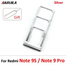NEW SIM Card Tray Chip Slot Drawer Holder Adapter Accessories Repair Part For Xiaomi Redmi Note 9S Note 9 7 Pro + Pin