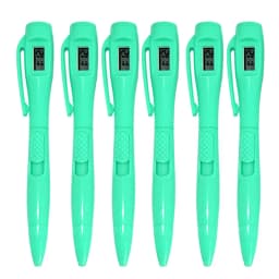 6pcs/lot Special Purpose Ball Pen Electronic Watch Test Pen Electronics Clock Ballpoint Pen Student Servant Work In An Office