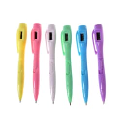 6pcs/lot Special Purpose Ball Pen Electronic Watch Test Pen Electronics Clock Ballpoint Pen Student Servant Work In An Office