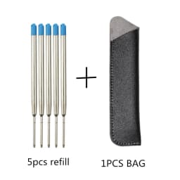 Luxury Quality Pen Metal Classical Student Ballpoint Pen Men Signature INK PENS Stationery Office Supplies Pencil Bag Choose
