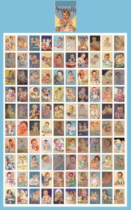 100pcs/lot Memo Pads Material Paper Vintage Rabbit Girls Baby Paper Junk Journal Scrapbooking Cards Background Decoration Paper