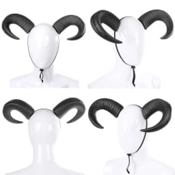 Ox Horn Headwear Dancing Party Hairband Non Slip Headpiece Photo Props Fancy Dress Halloween Cosplay Accessories