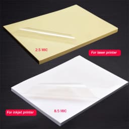 A4 Transparent Self-adhesive Printing Paper PET Label Sticker Waterproof And High Temperature Resistant Laser Inkjet Printing