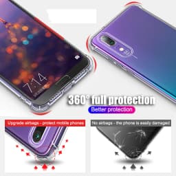 Luxury Soft Case For Huawei P20 P30 Lite Pro Protective Transparent Case Mate 20 30 Lite Honor 20 Lite Pro Silicone Back Cover