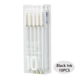 Kaco 10pcs Pens/Refills KACOGREEN Roller Signing PEN Gel Ink Smooth Writing Durable Signing Black Ink For Office School