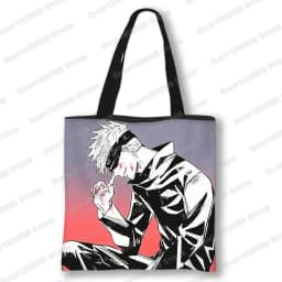 Japanese Anime Jujutsu Kaisen Tote Bags Gojo Satoru Tops Yuji Itadori Girls Shoulder Bag Women Handbag Beach Party Shopping Bag