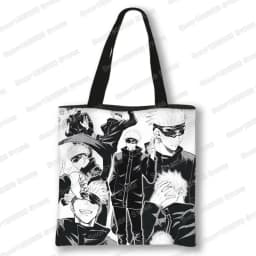 Japanese Anime Jujutsu Kaisen Tote Bags Gojo Satoru Tops Yuji Itadori Girls Shoulder Bag Women Handbag Beach Party Shopping Bag