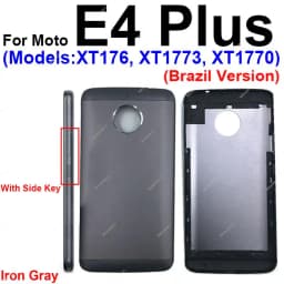 Back Battery Door Housing For Motorola Moto E4 Plus E6 Play E6 Plus E6S 2020 E7 Plus E7 Power Rear Battery Housing Case Cover