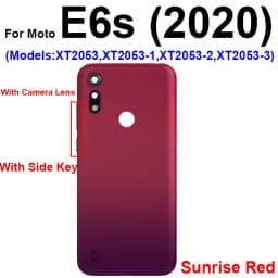 Back Battery Door Housing For Motorola Moto E4 Plus E6 Play E6 Plus E6S 2020 E7 Plus E7 Power Rear Battery Housing Case Cover