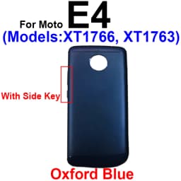 Back Battery Door Housing For Motorola Moto E4 Plus E6 Play E6 Plus E6S 2020 E7 Plus E7 Power Rear Battery Housing Case Cover