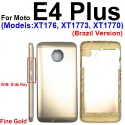Back Battery Door Housing For Motorola Moto E4 Plus E6 Play E6 Plus E6S 2020 E7 Plus E7 Power Rear Battery Housing Case Cover