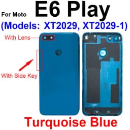 Back Battery Door Housing For Motorola Moto E4 Plus E6 Play E6 Plus E6S 2020 E7 Plus E7 Power Rear Battery Housing Case Cover