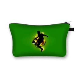 Fashion Football Hot Blooded Toiletry kits Girls Makeup Bag Portable Travel Cosmetic Bags For Young Boys And Girls Organizer