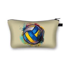 Fashion Football Hot Blooded Toiletry kits Girls Makeup Bag Portable Travel Cosmetic Bags For Young Boys And Girls Organizer