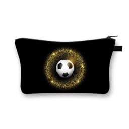 Fashion Football Hot Blooded Toiletry kits Girls Makeup Bag Portable Travel Cosmetic Bags For Young Boys And Girls Organizer