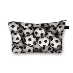 Fashion Football Hot Blooded Toiletry kits Girls Makeup Bag Portable Travel Cosmetic Bags For Young Boys And Girls Organizer
