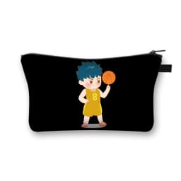 Fashion Football Hot Blooded Toiletry kits Girls Makeup Bag Portable Travel Cosmetic Bags For Young Boys And Girls Organizer