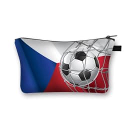 Fashion Football Hot Blooded Toiletry kits Girls Makeup Bag Portable Travel Cosmetic Bags For Young Boys And Girls Organizer