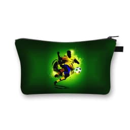 Fashion Football Hot Blooded Toiletry kits Girls Makeup Bag Portable Travel Cosmetic Bags For Young Boys And Girls Organizer