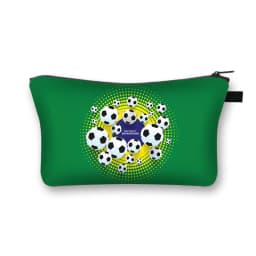 Fashion Football Hot Blooded Toiletry kits Girls Makeup Bag Portable Travel Cosmetic Bags For Young Boys And Girls Organizer