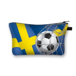 Fashion Football Hot Blooded Toiletry kits Girls Makeup Bag Portable Travel Cosmetic Bags For Young Boys And Girls Organizer