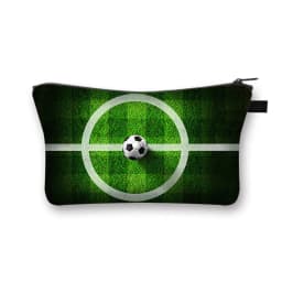 Fashion Football Hot Blooded Toiletry kits Girls Makeup Bag Portable Travel Cosmetic Bags For Young Boys And Girls Organizer