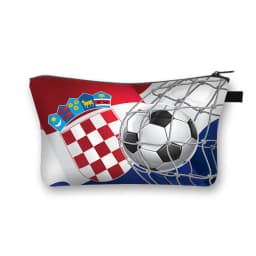 Fashion Football Hot Blooded Toiletry kits Girls Makeup Bag Portable Travel Cosmetic Bags For Young Boys And Girls Organizer