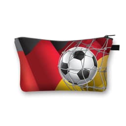 Fashion Football Hot Blooded Toiletry kits Girls Makeup Bag Portable Travel Cosmetic Bags For Young Boys And Girls Organizer