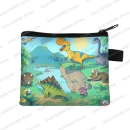 Dinosaur Coin Purse Teenager Wallet Boys Girls Coin Money Bags Little Girls Purses and Handbags Key Credit Card Holder Bag