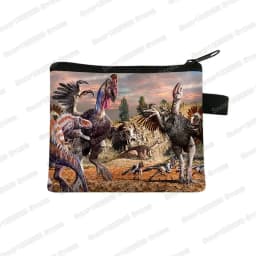 Dinosaur Coin Purse Teenager Wallet Boys Girls Coin Money Bags Little Girls Purses and Handbags Key Credit Card Holder Bag