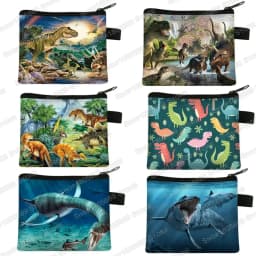 Dinosaur Coin Purse Teenager Wallet Boys Girls Coin Money Bags Little Girls Purses and Handbags Key Credit Card Holder Bag