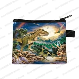 Dinosaur Coin Purse Teenager Wallet Boys Girls Coin Money Bags Little Girls Purses and Handbags Key Credit Card Holder Bag