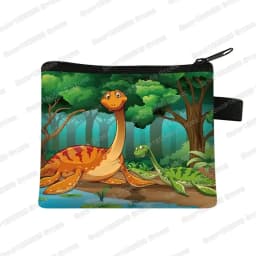 Dinosaur Coin Purse Teenager Wallet Boys Girls Coin Money Bags Little Girls Purses and Handbags Key Credit Card Holder Bag