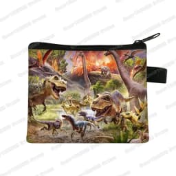 Dinosaur Coin Purse Teenager Wallet Boys Girls Coin Money Bags Little Girls Purses and Handbags Key Credit Card Holder Bag