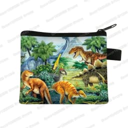 Dinosaur Coin Purse Teenager Wallet Boys Girls Coin Money Bags Little Girls Purses and Handbags Key Credit Card Holder Bag