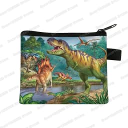 Dinosaur Coin Purse Teenager Wallet Boys Girls Coin Money Bags Little Girls Purses and Handbags Key Credit Card Holder Bag