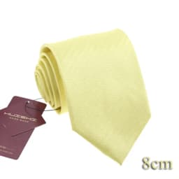 Fashion Neckties Classic Men's Plain Color Wedding Ties Gifts Light Yellow Jacquard Woven 100% Waterproof Solid Neck Tie For Men