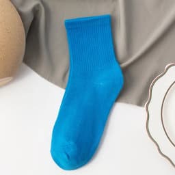 Women Socks 100 Cotton Fashion Trend Solid Color Women's Socks Pure Cotton Woman Socks Happy Girls Socks Short Crew Ankle Socks