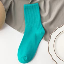 Women Socks 100 Cotton Fashion Trend Solid Color Women's Socks Pure Cotton Woman Socks Happy Girls Socks Short Crew Ankle Socks