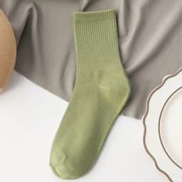 Women Socks 100 Cotton Fashion Trend Solid Color Women's Socks Pure Cotton Woman Socks Happy Girls Socks Short Crew Ankle Socks