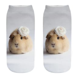 New Fashion 3D Printed Mouse Totoro Socks Funny Kawaii Women Cute Animal Fitness Hamster Sokken Dropship