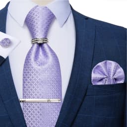 New Fashion Men's Ties Silver Floral 8cm Neck Tie Business Wedding Party Gravata Ting Ring Clip Cravat Gift For Men DiBanGu