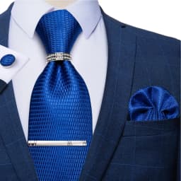 New Fashion Men's Ties Silver Floral 8cm Neck Tie Business Wedding Party Gravata Ting Ring Clip Cravat Gift For Men DiBanGu