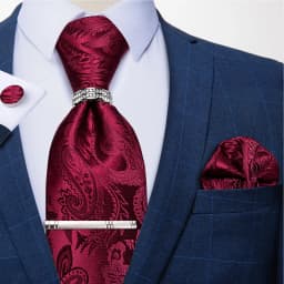 New Fashion Men's Ties Silver Floral 8cm Neck Tie Business Wedding Party Gravata Ting Ring Clip Cravat Gift For Men DiBanGu