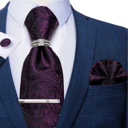 New Fashion Men's Ties Silver Floral 8cm Neck Tie Business Wedding Party Gravata Ting Ring Clip Cravat Gift For Men DiBanGu