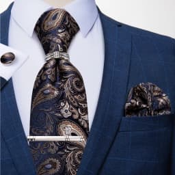New Fashion Men's Ties Silver Floral 8cm Neck Tie Business Wedding Party Gravata Ting Ring Clip Cravat Gift For Men DiBanGu